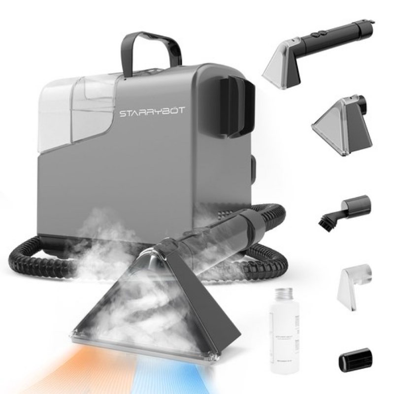 Portable Carpet Cleaner Machine with Steam and Heating Techology,15Kpa Powerf...