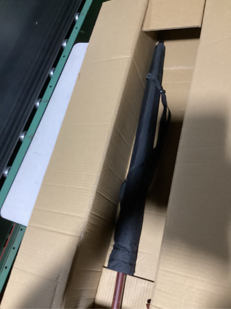 Condition photo showing Good Condition for Royal Walk Windproof Large Umbrella for Rain 54 Inch Automatic Open for 2 Persons Wind Resistant Big Golf Umbrellas for Adult Men Women Classic Wooden Handle Fast Drying Strong 16 Ribs Travel 120cm Black