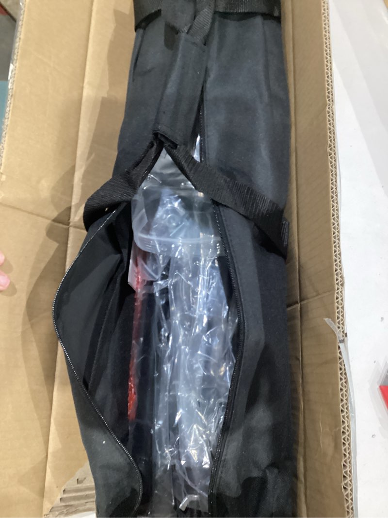 Condition photo showing New/Like New for Pipe and Drape Photography Backdrop Stand Kit Adjustable Photo Background Stand 10ft x 6.5ft with Metal Base for Parties Weddings Birthday Party Events Photo booth