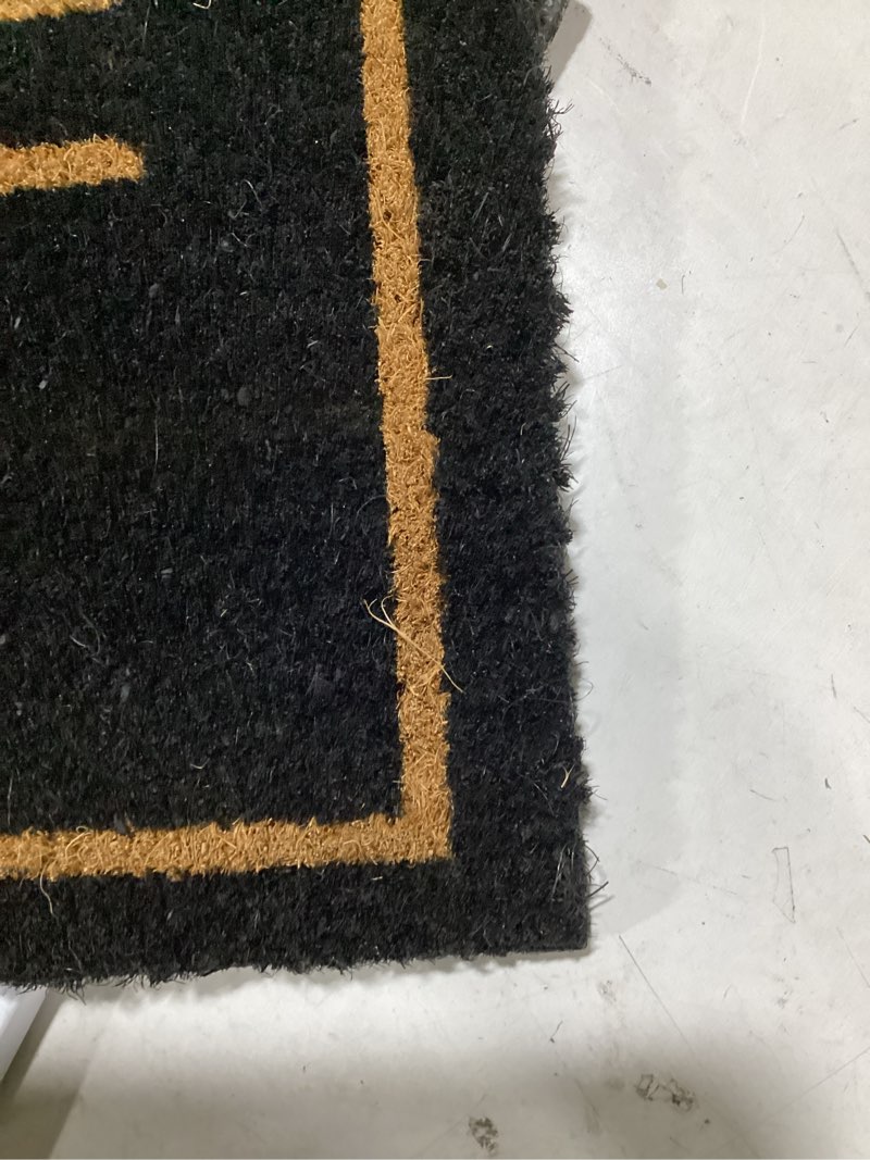 Condition photo showing Good Condition for welcome door mat brown and black