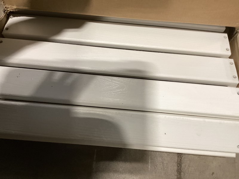 Condition photo showing Good Condition for serwall adirondack chair with cup holders - composite adirondack chairs hdpe outdoor chairs all weather use- white white 1 pack-original