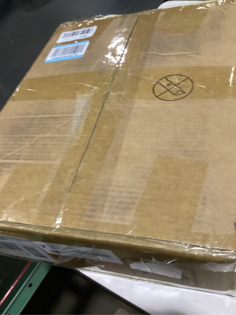 Condition photo showing Good Condition for Fluted Nightstand, Modern Bedside Table with Storage Drawers and Open Wood Shelf, Night Stand with S