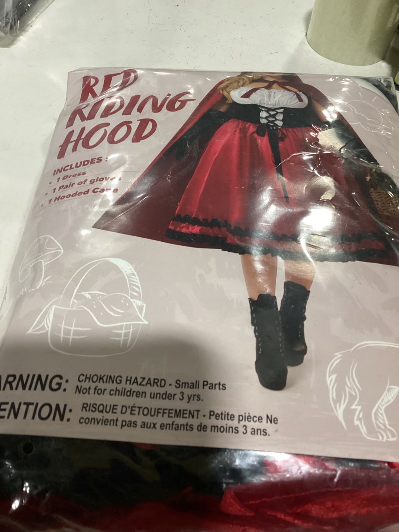 Spooktacular Creations Women Little Red Riding Hood Costume, Halloween Hooded Cloak Adult Long Velve