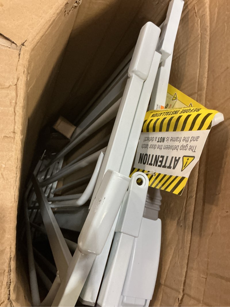 Condition photo showing Good Condition for Regalo Safety Baby Gate 56 Inch Extra Wide for Doorways & Bottom of Stairs, Pressure Mount Design for Babies, Toddlers & Pets, Tested & Safe for 30 Years, American Designed, American Owned, White White 29-56"W x 30"H