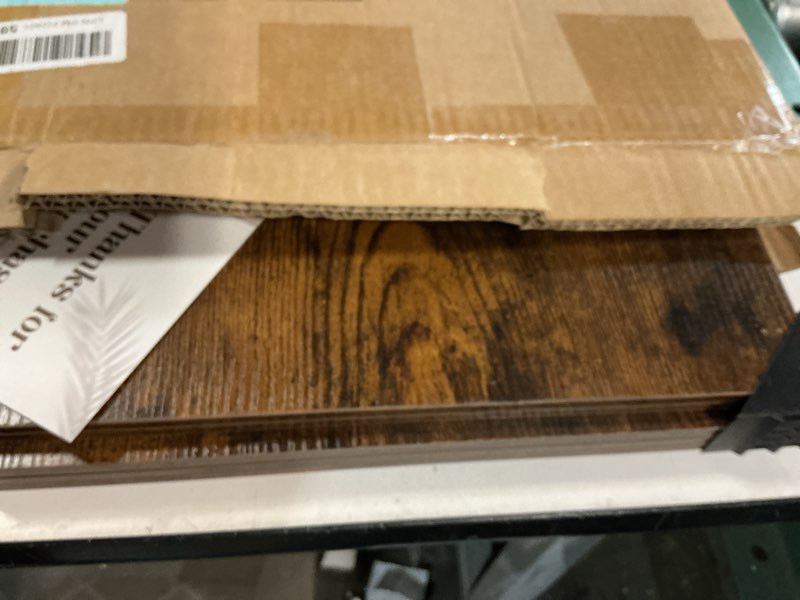 Condition photo showing Good Condition for 5 Pcs 24×12 Wire Rack Covers for Shelves – Engineered Wood Shelf Covers for Wire Shelving, Rustic Farmhouse for Pantry, Closet(5 pcs, 24×12 Inch) 24"W × 12"D