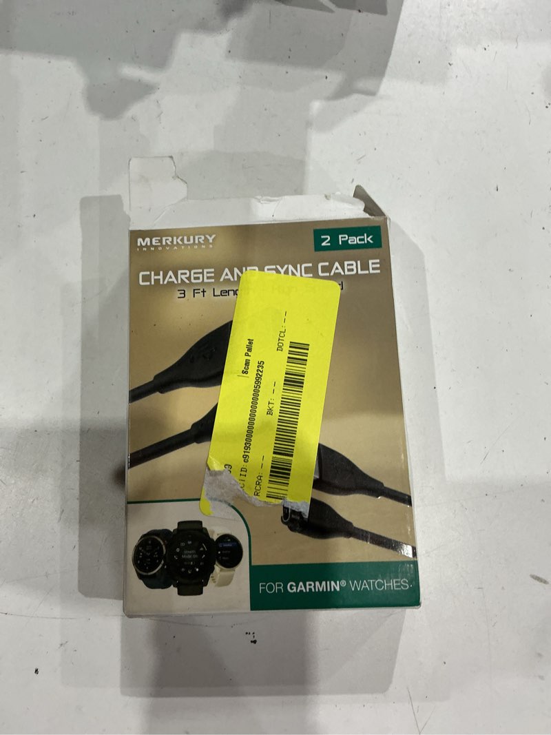 Condition photo showing Good Condition for 2 pack charge cable - garmin - 3 ft - black