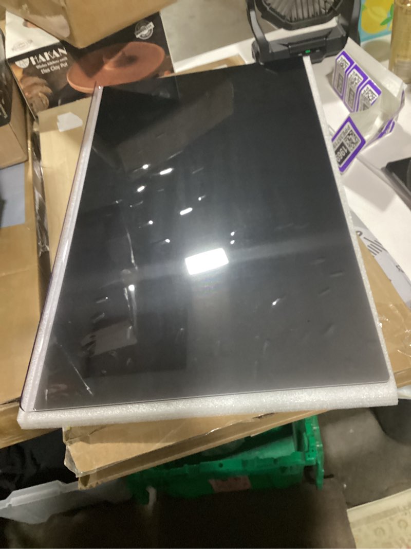 Condition photo showing As Is for (similar  too) magnetic computer privacy screen filter 24 inch for frameless monitor thin bezel 16:9 widescreen, 24in hanging removable anti blue light eye protection shield, anti spy protector panel 23.6-24'' privacy screen (16:9)