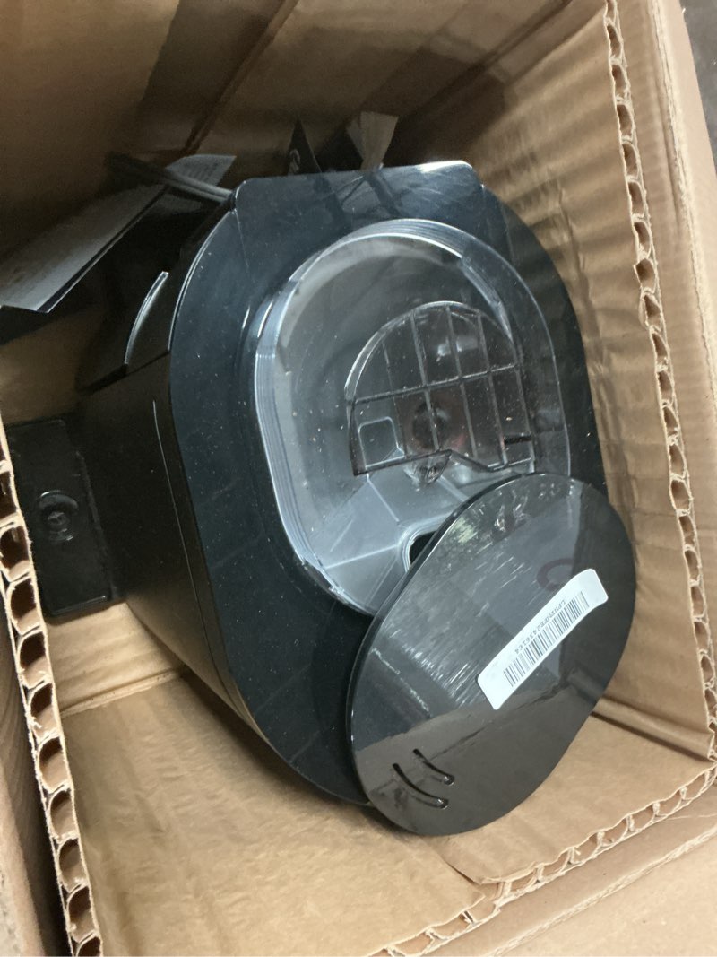 Condition photo showing As Is for De'Longhi True Brew Drip Coffee Maker, Built in Grinder, Single Serve, 8 oz to 24 oz, Hot or Iced Coffee, Stainless, CAM51025MB