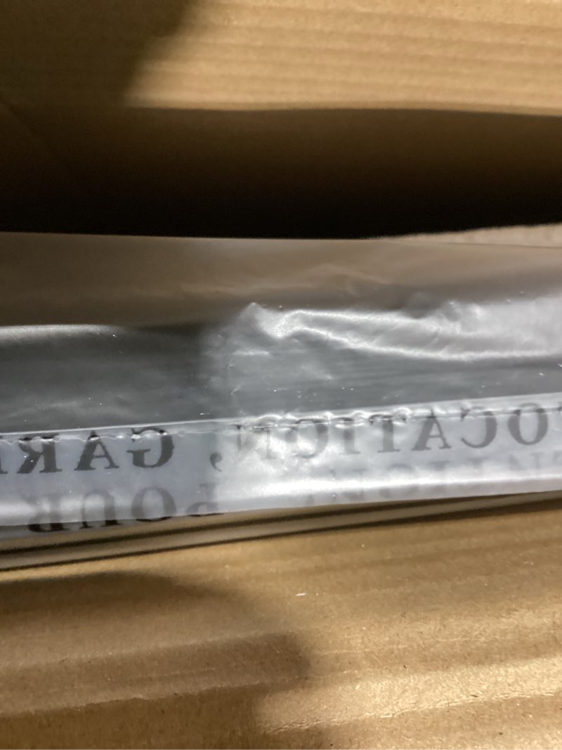 Condition photo showing Good Condition for WEER Black Framed Mirror for Bathroom, 40x30 Inch Framed Bathroom Mirror, Rectangular Wall Mounted Mirror, Matte Black Vanity Mirrors, Tempered Glass, Vertically or Horizontally, Anti-Rust Matte Black 30×40