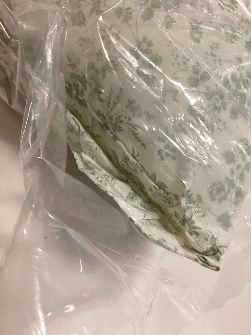 Condition photo showing Good Condition for Laura Ashley Home - Throw Pillow with Envelope Closure, Elegant Home Decor for Bed or Sofa (Harper Pale Green, 14" x 20")