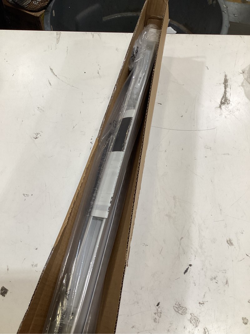 Condition photo showing Good Condition for lazblinds cordless cellular shades for french doors, no drill french door blinds for privacy, blackout light blocking honeycomb shades for sliding doors front door patio, 1 pack, 28" w x 78" h, white white-blackout 28"w x 78"h
