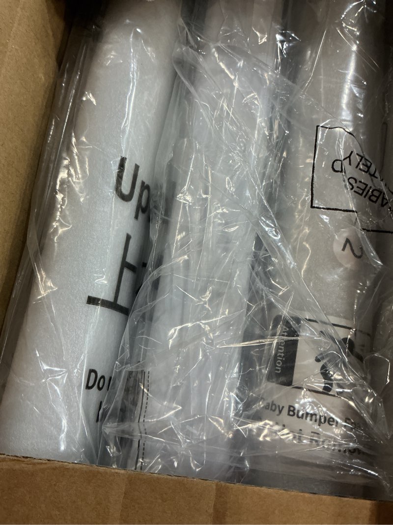 Condition photo showing Good Condition for 3-piece queen size bed rail for toddlers - adjustable baby bed rail guard, kids safety bed rail for queen size bed (78.7"x78.7"x60"-grey) grey 3-piece queen size (78.7" x 78.7" x 60")
