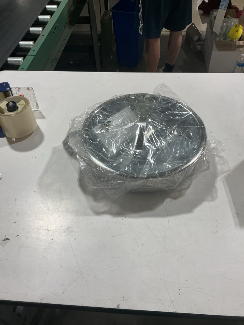 Condition photo showing Good Condition for roomena non stick frying pans hybrid ceramic with lid, 12 inch tri-ply stainless steel skillet, non-toxic, pfas/pfoa/ptfe free, metal utensil safe, dishwasher & oven safe,upgraded design