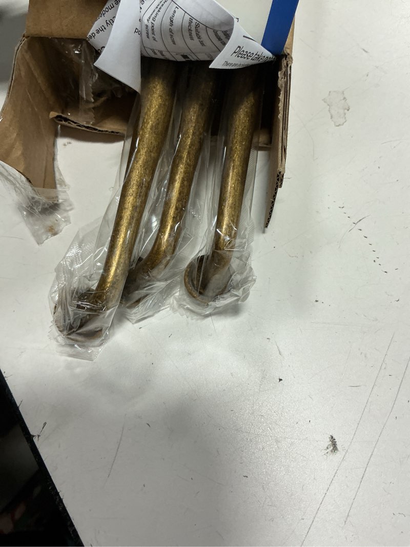 Condition photo showing Good Condition for ravinte 5 pack 7-1/2 inch antique brass kitchen cabinet handles solid zinc alloy cabinet pulls cupboard & drawer handles 7-1/2 inches hole center antique brass 5