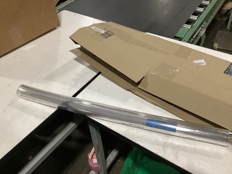 Condition photo showing New/Like New for 36x48 in clear plastic office desk mat dinner table protector desktop writing tabletop heat resistant pvc tablecloth cloths waterproof wipeable for dining coffee grill table cover pad mat 1.5 mm thick clear rectangle 36" x 48"