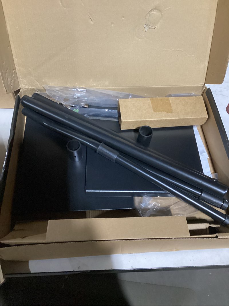 Condition photo showing Good Condition for USX MOUNT Universal Speaker Stands, Height Adjustable Extend 30.0" to 39.1" for Satellite Speakers & Small Bookshelf Speakers up to 11 lbs Per Stand, 1 Pair Floor Stands for Sony Bose Polk JBL Yamaha 30" to 39.1" Speaker Stands