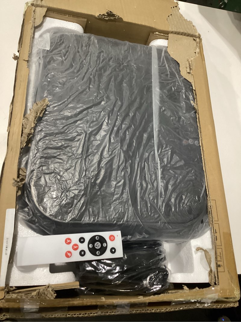 Condition photo showing Good Condition for aorapulse vibration plate exercise machine, vibration plate for lymphatic drainage weight loss, 400 lbs capacity full body workout vibrate fitness platform for home women men slim-black, not tested