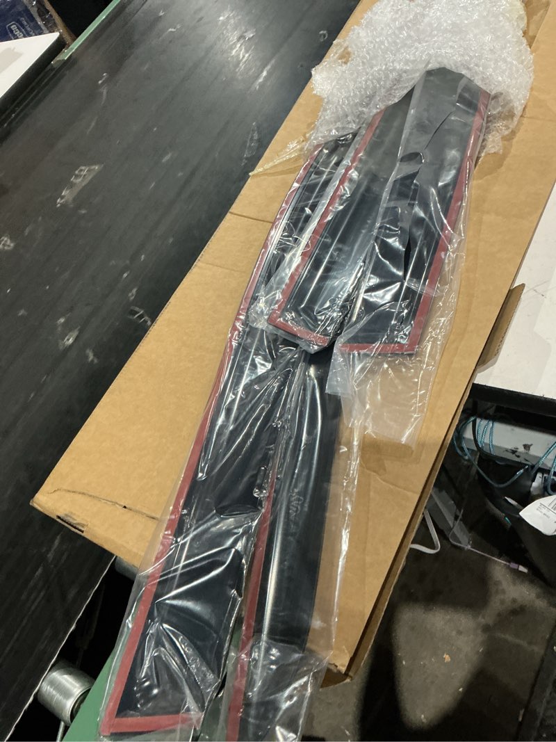 Condition photo showing Good Condition for canvcle forester rain guards - window visors for subaru forester 2025 2026, outside-mount tape-on side window wind deflectors for forester accessories, vent visors shades rainproof 4pcs subaru forester 2025-present