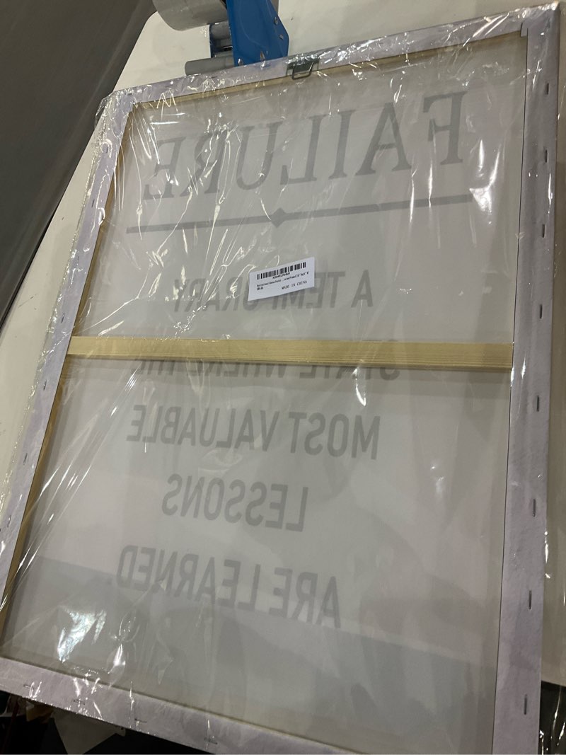 motivational canvas poster wall art for office temporary failure inspirational quotes positive pictu