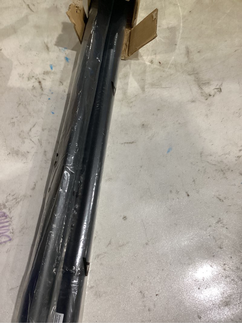 Condition photo showing Good Condition for allzone tension curtain rod for window, 83-123 inches, heavy duty curtain rods no drilling, non-slip bathroom shower tension rod, renter friendly, adjustable, spring loaded, extra long, black black 83-123 inches