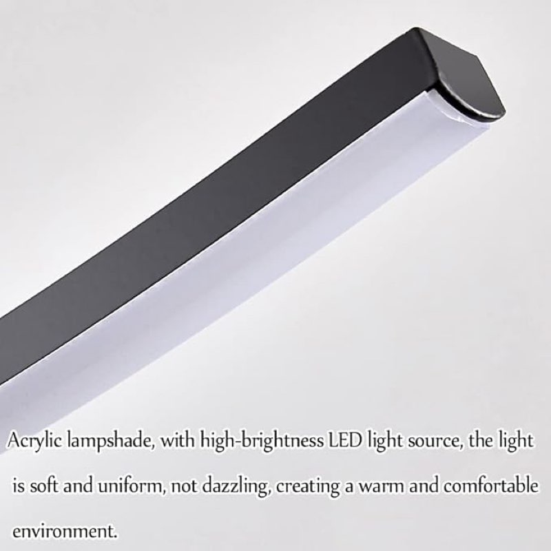 Similarly ))))Simple - Curve Pendant Lamp LED Dimmable Metal Line Ceiling Pendent Lamp - Luxury Restaurant Bar Decoration Hanging Light Adjustable Lighting Black/Gold ?Ceiling Lighting