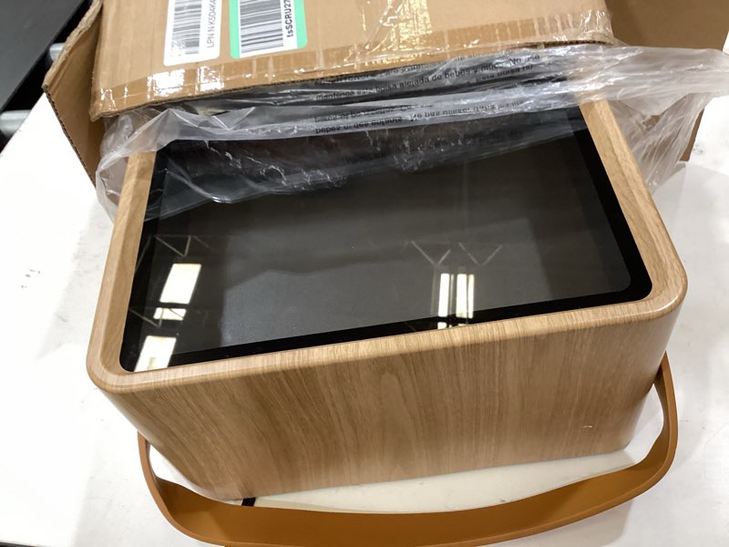 Condition photo showing Good Condition for shinic portable fireplace heater for indoor use,1500w fireplace space heater with thermostat, realistic 3d flame & crackling sound, etl listed home office (oak)
