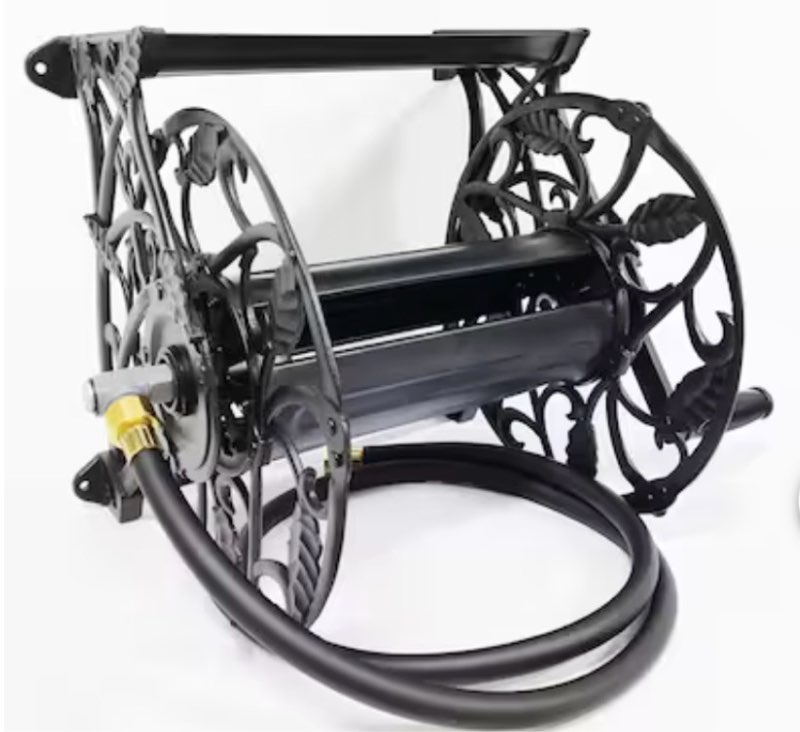 style selections aluminum 125-ft wall-mount hose reel
