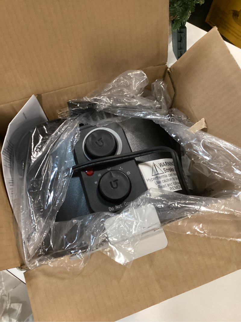 Condition photo showing As Is for Utilitech Up to 1500-Watt Fan Compact Personal Indoor Electric