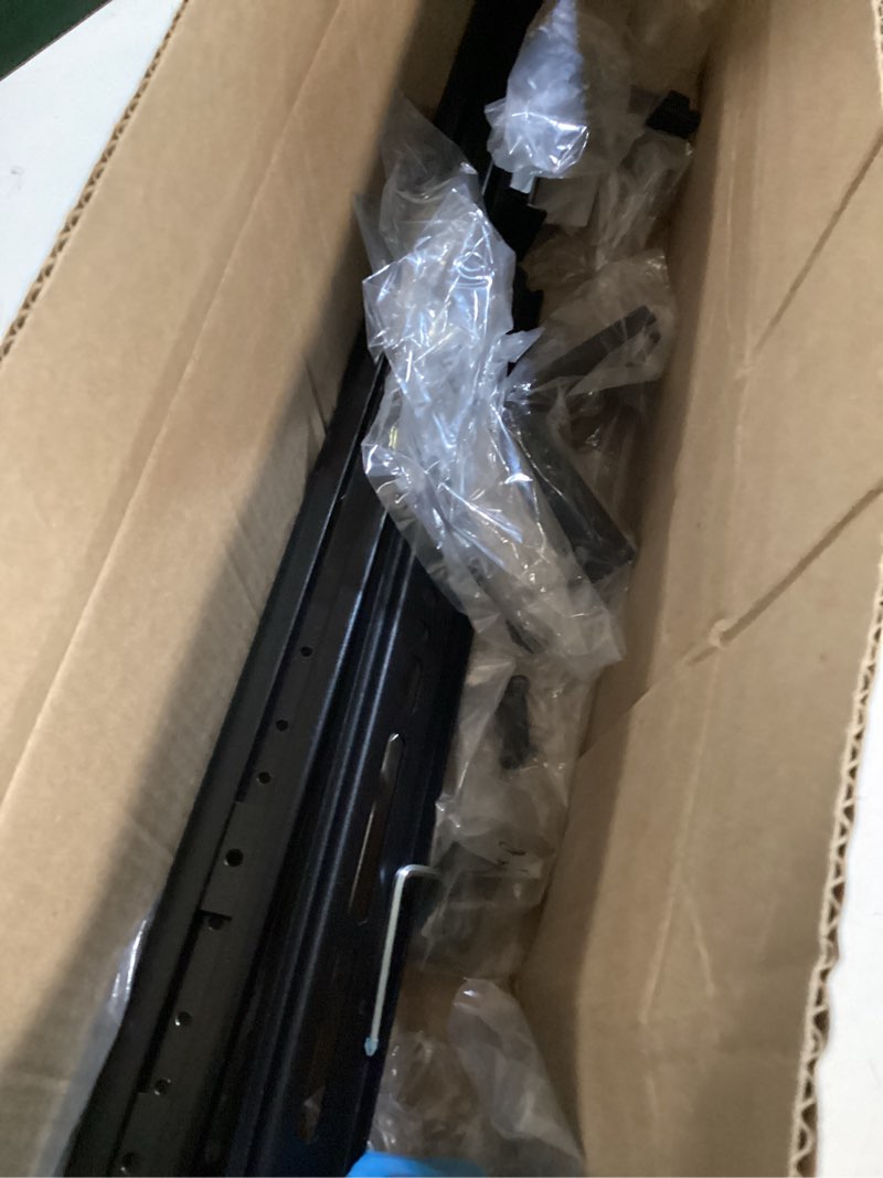 Condition photo showing As Is for mounting dream soundbar mount, heavy duty soundbar wall mount for sound bars with holes/without holes up to 26.5 lbs, soundbar bracket height adjust, no-slip base holder extends 3.44”-6.06”, md5428 soundbar mount up to 26.5 lbs