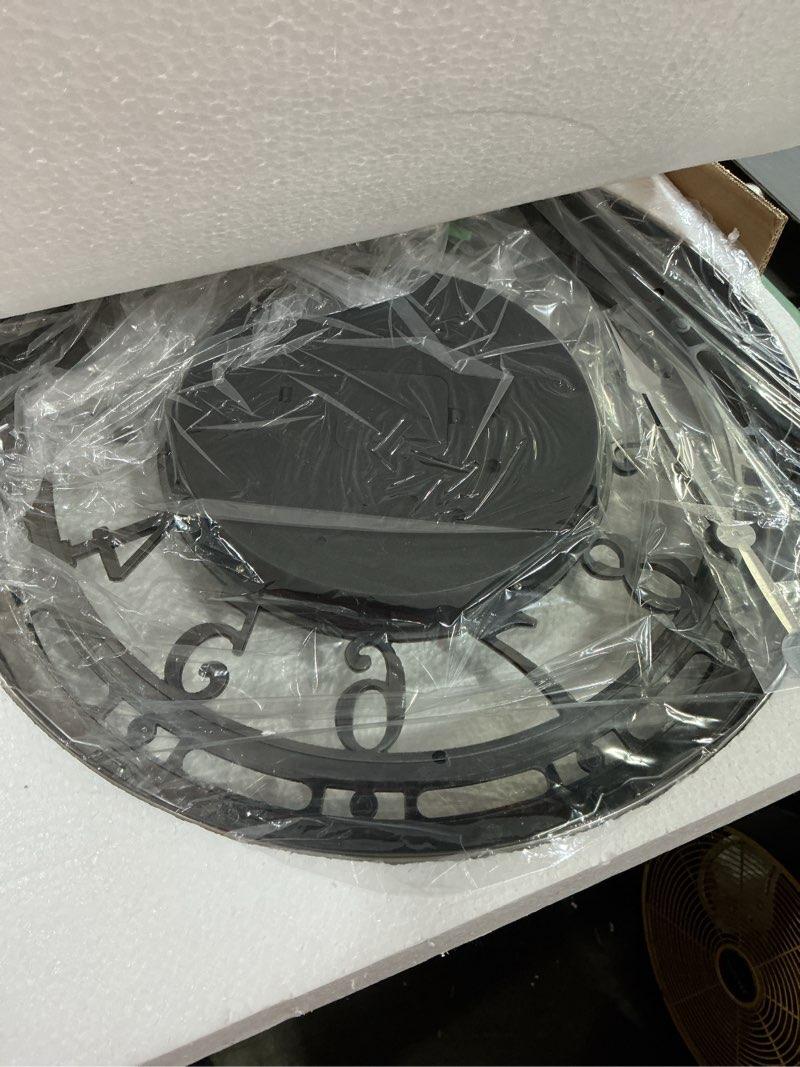 Condition photo showing New/Like New for real moving gears wall clock large modern metal clocks for living room decor, industrial steampunk unique vintage rustic decorative clock for home farmhouse office, 21 inch,gunmetal arabic 21 inch gunmetal arabic