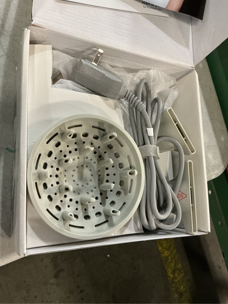 Condition photo showing Good Condition for slopehill professional hair dryer with diffuser, ionic hair dryer,lightweight compact powerful & fast salon blow dryer with high speed brushless motor, travel hairdryer, women & men (ceramic, stone) stonee