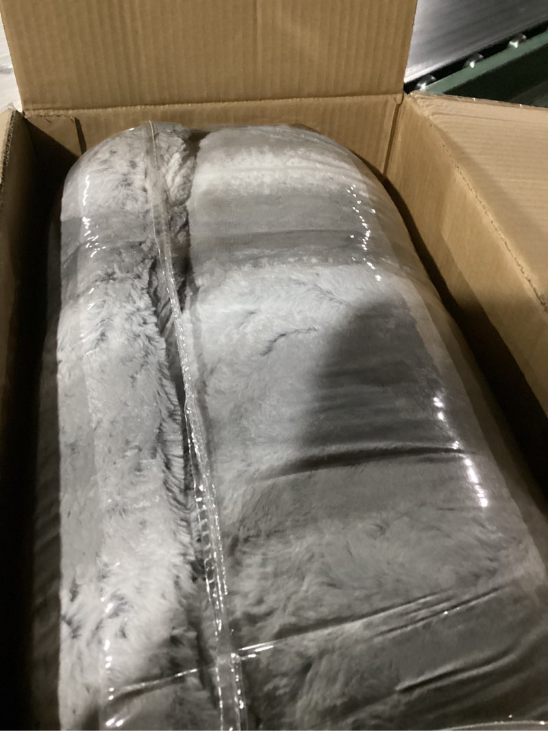 Condition photo showing Good Condition for Bedsure Queen Comforter Set Grey - Bed in a Bag Queen Size Bedding 7 Pieces, GentleSoft™ Pintuck Bed Set Gift for Family, Pinch Pleat All Season Comforter with Sheets, Pillowcases & Shams Queen 01 - Grey