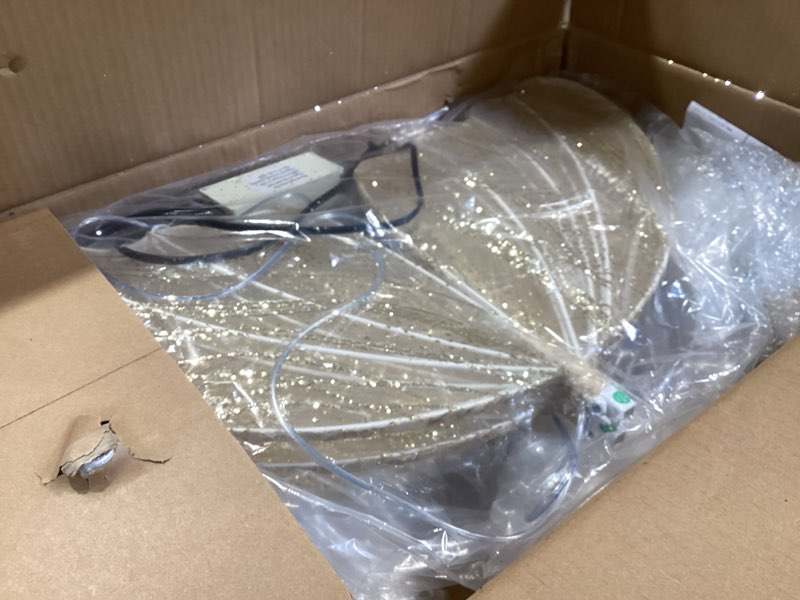 Condition photo showing Good Condition for 2pcs 23.6" wedding butterfly led floor lamp,48w 110v creative butterflies ceiling lamp 57.5-70.1" adjustable height butterfly hanging decoration props for wedding party (golden,warm light)