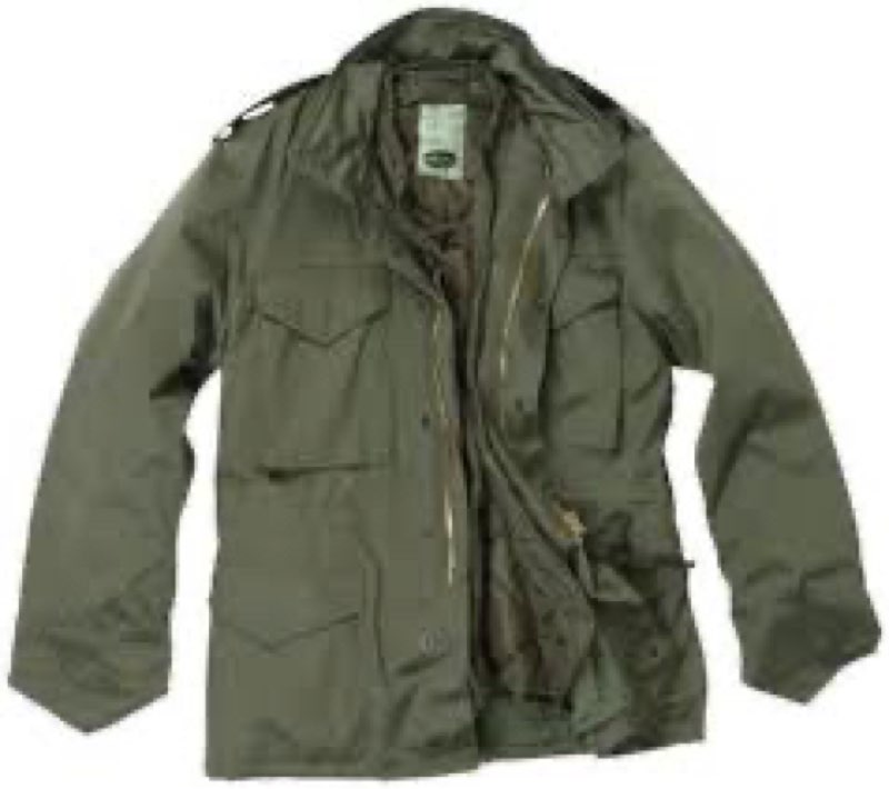 mil-tec classic us m65 jacket olive large