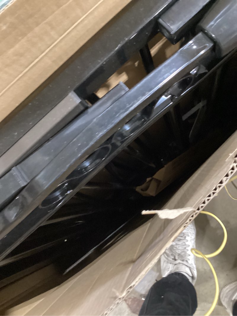 Condition photo showing Good Condition for 67.3-81.1" extra wide baby gate for stairs no drilling, 30" tall auto close press mounted baby gate for doorways, adjustable width walk through long gates for kids or pets, black 67.7-81.5"