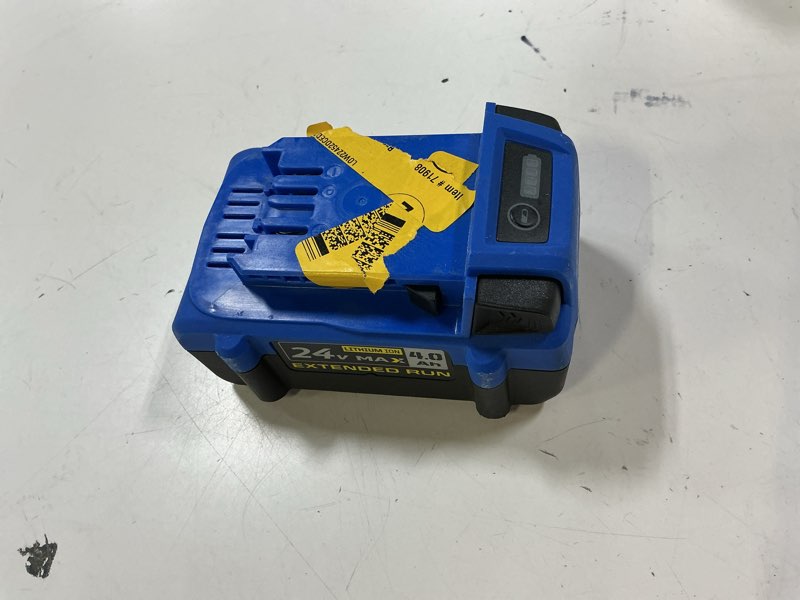 Condition photo showing Good Condition for kobalt 24-volt max 4-amp-hours lithium power tool battery kb 424-03