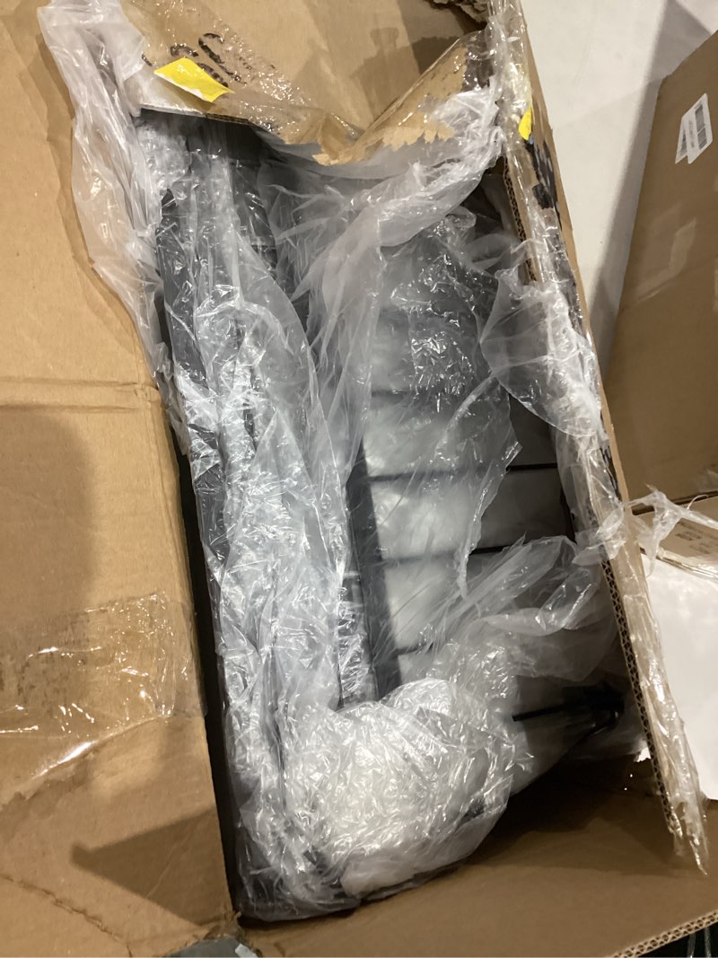 Condition photo showing As Is for iSPECLE Freezer Organizer Bins - 4 Pack Stackable Deep Freezer Organizer Bins for 5 Cu.Ft Chest Freezer Easy Get Food from Bottom without Digging, Add Space Sort Store More Frozen Food, Black