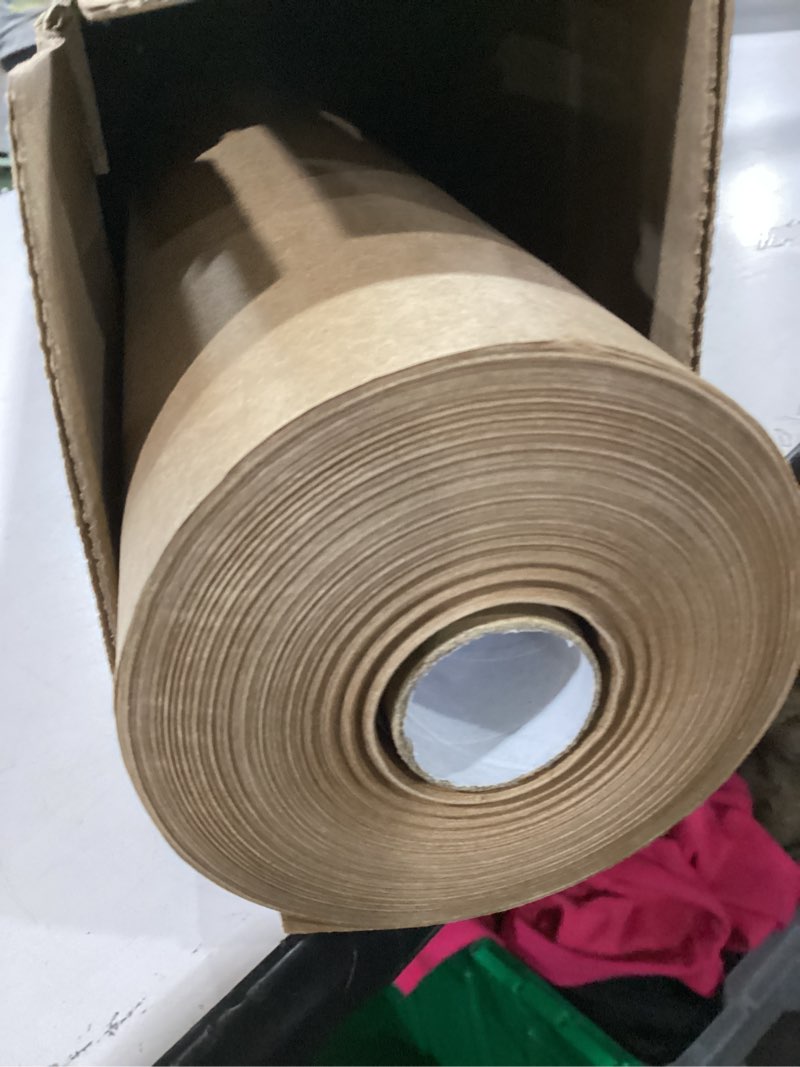 Condition photo showing Good Condition for PerkHomy 36" x 2,400" (200') Brown Kraft Paper Roll for Craft Bulletin Board Paper Art Table Covering Crafting Gift Wrapping Bouquet Packing Parcel 70GSM 50LB (Brown, 36" x 200') Brown 36" Width x 200' Length