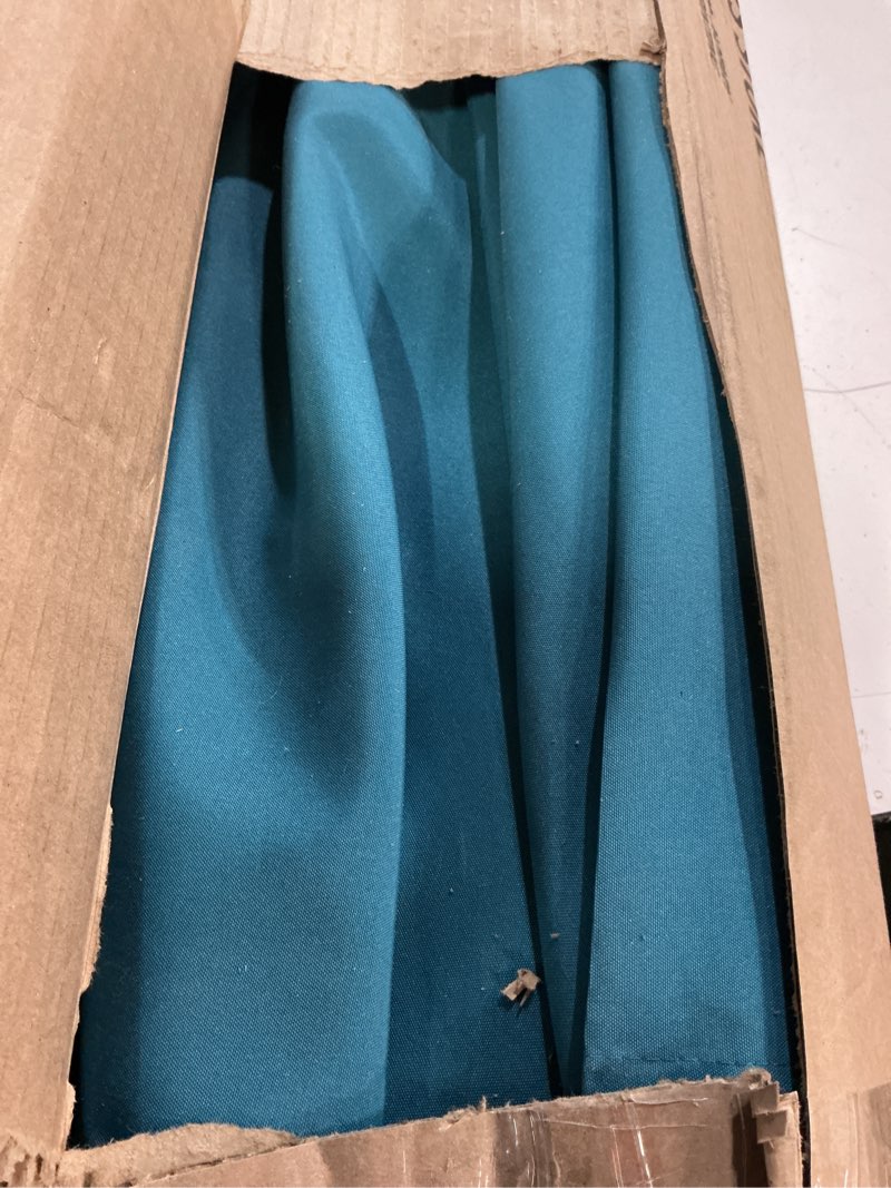 Condition photo showing Good Condition for blissun 9' outdoor patio umbrella, outdoor table umbrella, yard umbrella, market umbrella with 8 sturdy ribs, push button tilt and crank cerulean