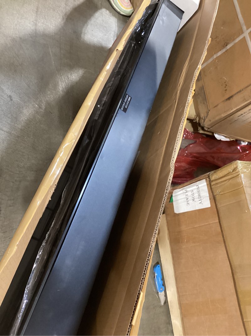 Condition photo showing Good Condition for antarctic star 60 inch electric fireplace in-wall recessed and wall mounted, fireplace heater and linear fireplace with multicolor flame, timer, 750/1500w control by touch panel & remote