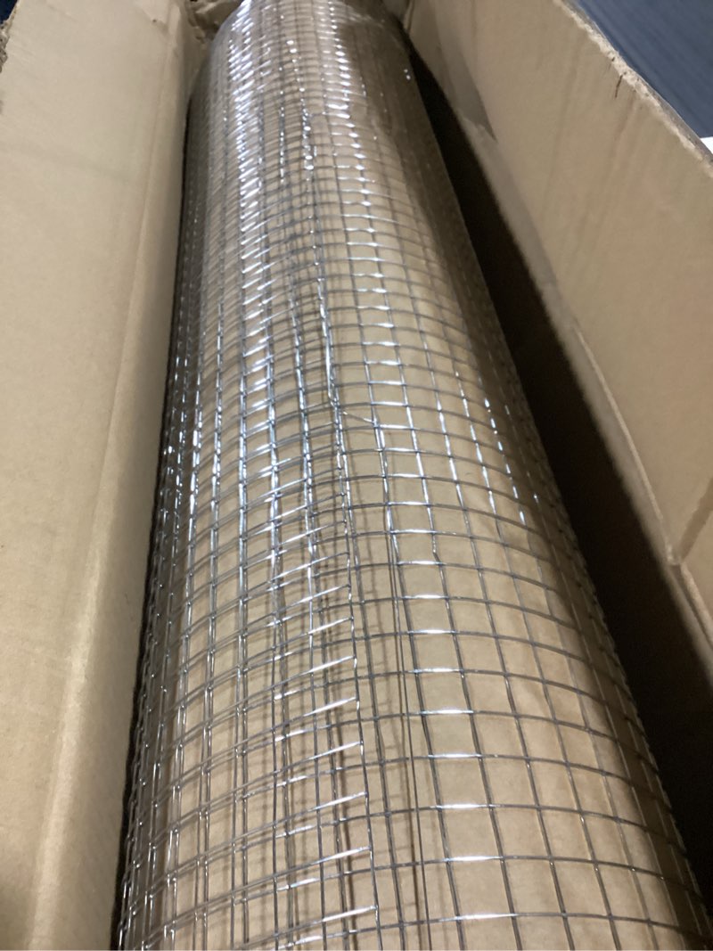 Condition photo showing New/Like New for hardware cloth 48inx50ft 1/2 inch galvanized, chicken rabbit snake cage wire fence mesh roll,garden plant welded metal wire fence,poultry animal netting cage screen. (4 x 50ft)