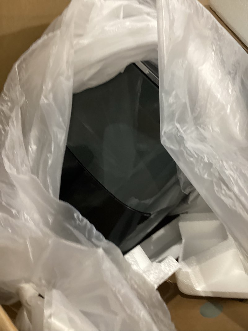 Condition photo showing As Is for Simple Deluxe 12-in-1 Air Fryer 6.34 Qt, Digital Preset Airfryer with Visible Window, Nonstick and Dishwasher-Safe Basket, Air Fry, Roast, Bake, Dehydrate, Fries, 1700W, Gary Gray-New