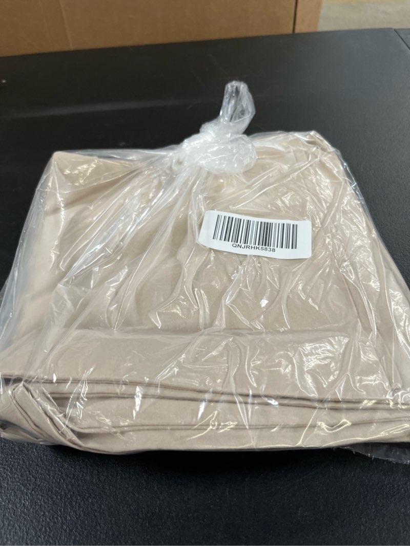 Condition photo showing Good Condition for organic brushed cotton sham set, king, toffee