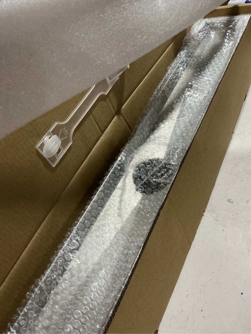 Condition photo showing Good Condition for linear shower drain | 24 inch aisi 304 stainless steel shower drain, brushed nickel linear drain with removable quadrato grate cover & adjustable feet, rectangle floor drain, in bathroom balcony etc brushed nickel 24 in