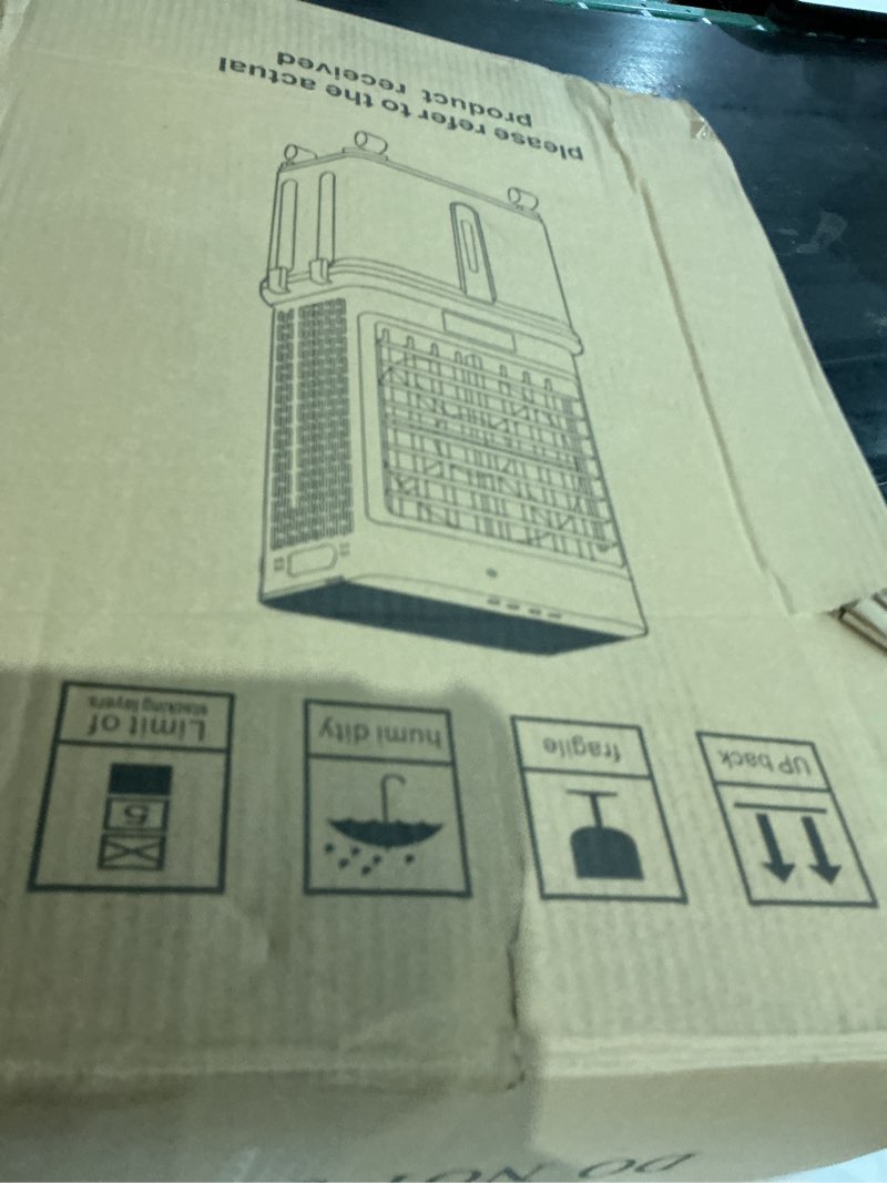 Condition photo showing As Is for swamp cooler,portable air conditioners evaporative air cooler,windowless portable ac unit cooling fa