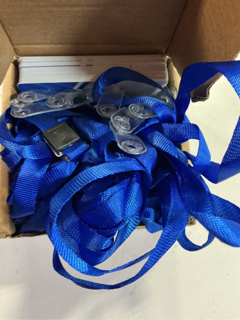 Condition photo showing Good Condition for 25pcs Volunteer Lanyard with PVC Plastic Card Pass, Badges Pass Lanyard Reusable Identification for School Event Activity