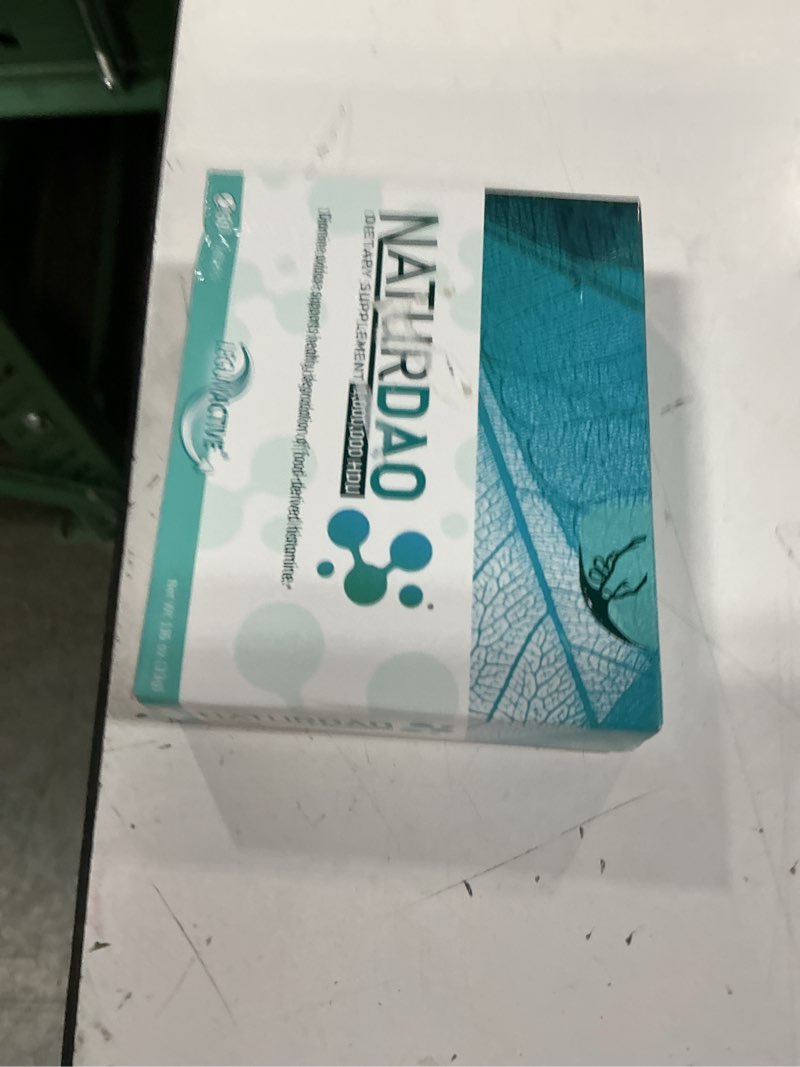 Condition photo showing New/Like New for (bbd 92/2028)  naturdao® dao enzyme 1,000,000 hdu per tablet - dao enzyme supplement - histamine block - diamine oxidase - food intolerance - 60 extended release tablets