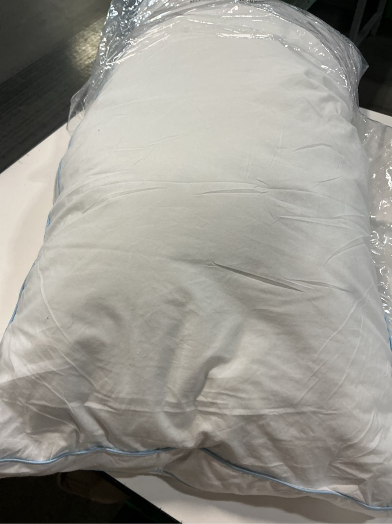 Condition photo showing As Is for Sasttie Pillows Queen Size Set of 2, Bed Pillows for Side, Back, and Stomach Sleepers - Oeko-Tex Certified Down Alternative Plump Filling - Hotel Quality and Machine Washable, 2 Pack 2 Queen