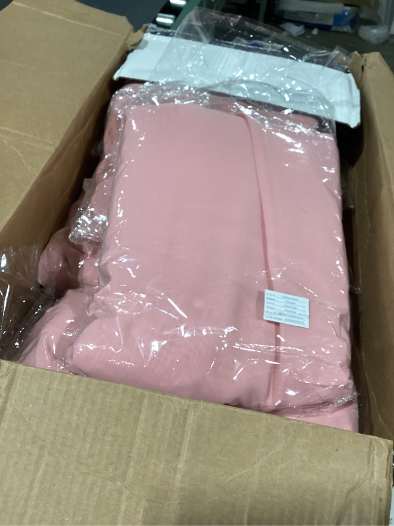 Condition photo showing New/Like New for similar product partyvillage 10ftx40ft baby pink ceiling curtain for wedding parties – 2 panels wrinkle-free 40 ft long tent draping curtains for wedding, birthday & theme parties, 40ft height with rod pocket 60\"w x 480\"l (pack of 2) baby pink