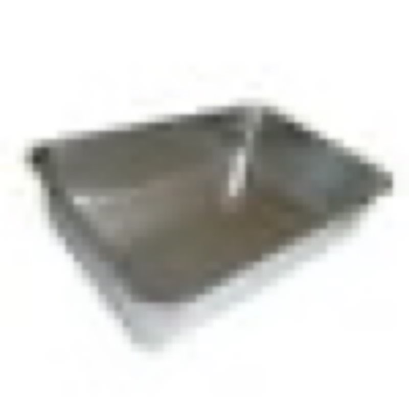 KUNWU SUS304 Stainless Steel Food Grade 6" Deep Medium Cat Litter Box Corrosion Resistant Durable Pan